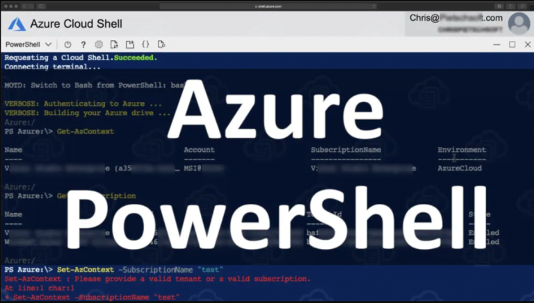Azure PowerShell Başlangıç Adımları
