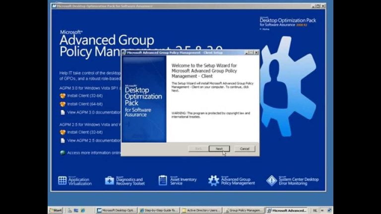 Advanced Group Policy Management ?